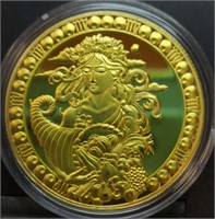 Chinese zodiac challenge coin