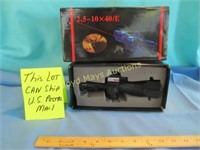 Accurate 2.5-10X40 Laser Rifle Scope - NIB