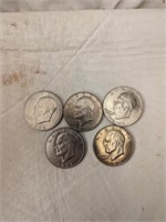2-1971, 2-1972, 1976 Eisenhower Dollars