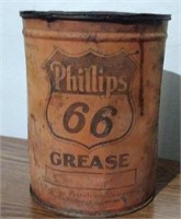 Antique Phillips 66 Quart Grease Can