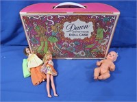 Vintage Topper Toys Dawn & Friends Doll Case