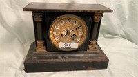 Waterbury mantle clock Brocken clock face glass