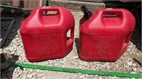 2- gas cans 5 gallons only