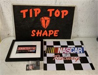 Elliot Sadler signed Nascar sign+ other items