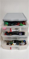 3 Drawer Container of Hotwheels Cars