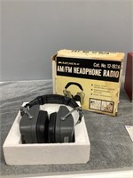 Archer AM/FM Headset Radio   NOT TESTED
