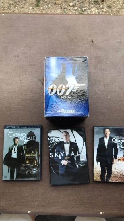 007 James Bind DVDs
