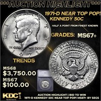 ***Auction Highlight*** 1971-d Kennedy Half Dollar