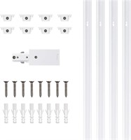 15FT H Track Rail Kit  UL  White