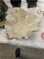 Pottery Leaf Bowl