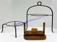 Two Tiered Stand & Napkin Holder