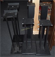 3 Pairs Of Speaker Stands