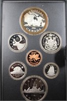 7 COIN 1981 CND PROOF SET W COMMEMORATIVE DOLLAR