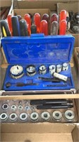 HOLE SAW SET, NUT DRIVERS AND TOOL SET