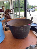 Antique Brass Apple Sauce Bucket