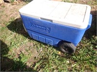Coleman Poly Cooler On Wheels w/ Tow Handle