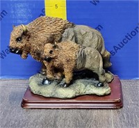 Composite Bison Figurine