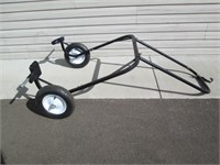 Snowmobile moving cart