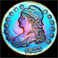 1833 Capped Bust Half Dollar CLOSELY UNCIRCULATED