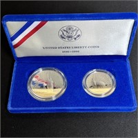 1986 2-Coin Statue of Liberty Proof Set