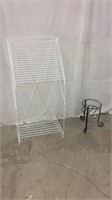 Wire Shelving Rack & Plant Stand T8C