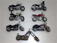 Die Cast 1:18 Scale Motorcycles. Some May Be