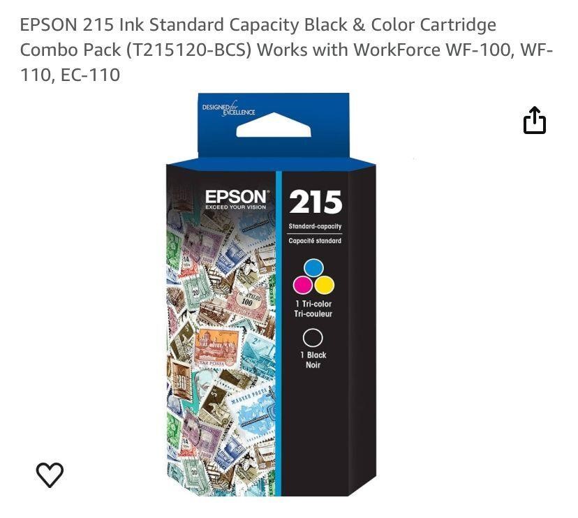 EPSON Capacity Black & Color Cartridge Combo Pack