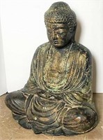 Cast Metal Buddha Sculpture