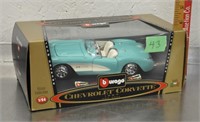 1:24 scale 1957 Chevrolet Corvette diecast