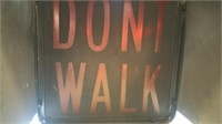 Don't Walk Cross Walk Sign