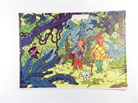 Tintin. Puzzle " Chèque Tintin " n° 1- série 2.