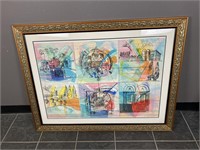 Signed & Numbered Calman Shemi Lithograph