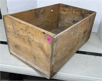 Wooden Apple Box. 12" x 18" x 11" deep.