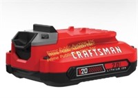 CRAFTSMAN $83 Retail Lithium-ion Battery 2 Amp