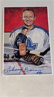1992 Legends of Hockey Autographed Card Johnny