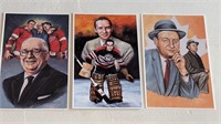 3 1992 Legends of Hockey Cards #10 21 25