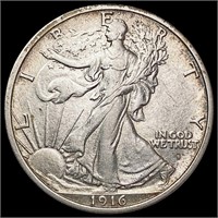 1916 Walking Liberty Half Dollar CLOSELY