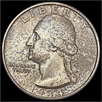 1934 Washington Silver Quarter CLOSELY