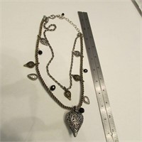 dual strand necklace