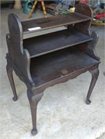 Antique Small 3 Tier Side Table