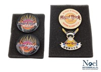 4 VTG Hard Rock Cafe Pins