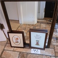 MIRROR, LITTLE MOMENTS PICTURE, CROSS-STITCH PIC.
