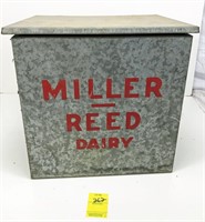 Miller Reed Galvanized Dairy Milk Box
