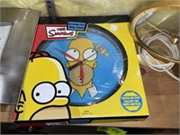 GROUP OF WALL CLOCKS, INCLUDING SIMPSONS