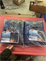 New set of 2 50x60 inch fleece throw blankets
