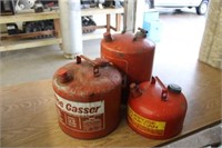 Metal gas cans