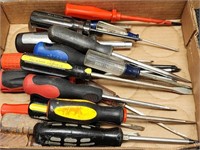 Assorted screwdrivers.