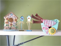 4 Decorative Birdhouses