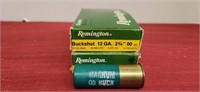 Remington 12 ga 2 3/4 in buckshot, Qty 10