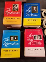 "THE STORY OF CIVILIZATION" BY WILL DURANT 10 VOL.